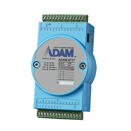 ADAM-6717 gateway de E/S con linux integrado